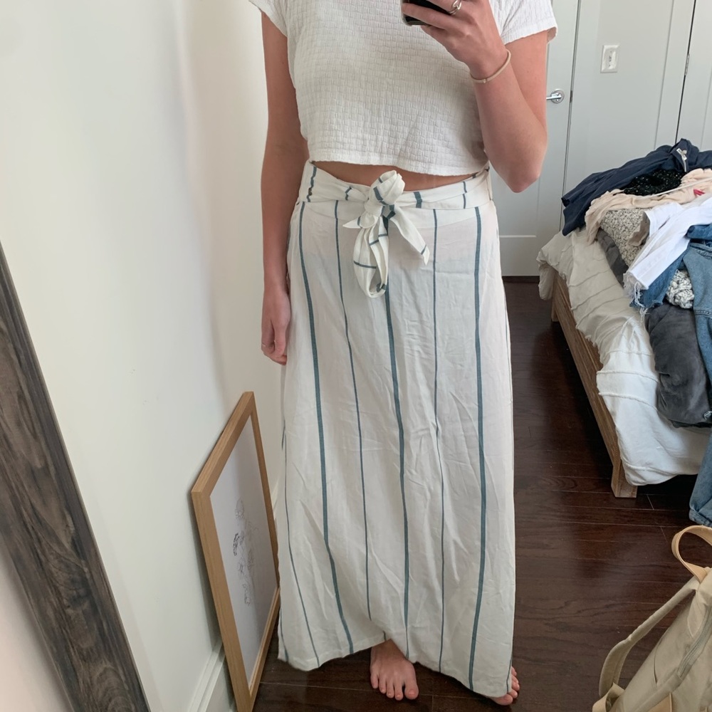 Roxy striped maxi skirt